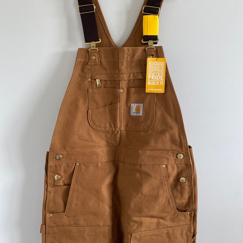 Carhartt 102776 - Duck Bib Overalls - Unlined - Picture 7 of 9